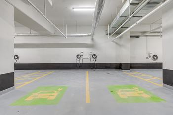 Secured underground parking